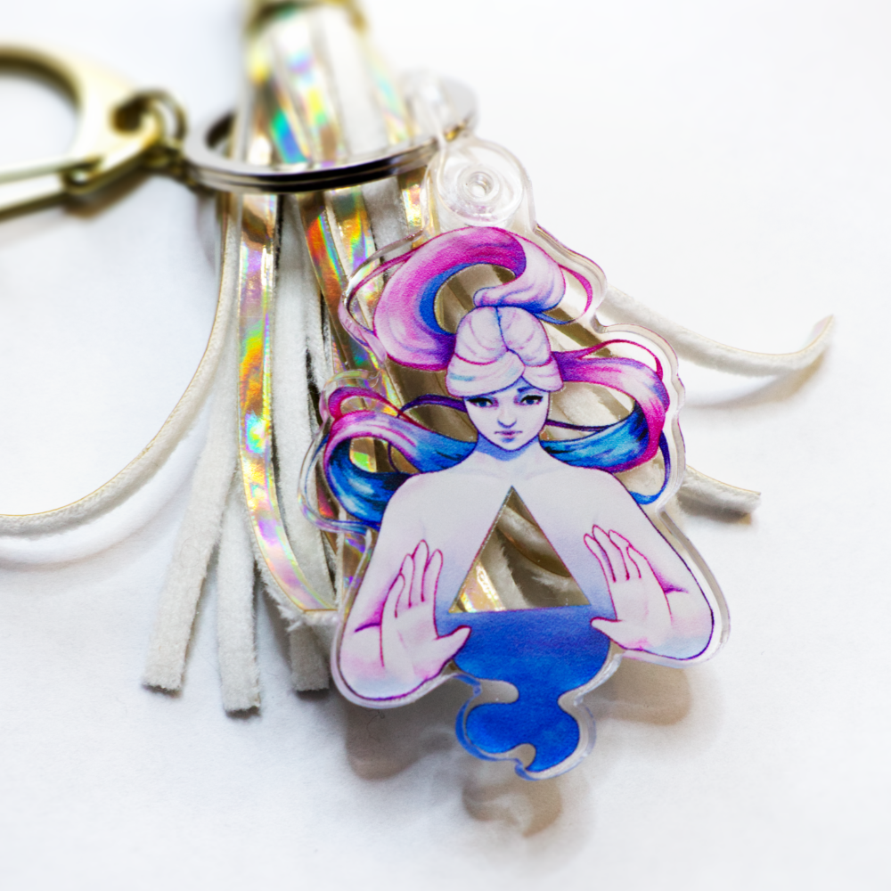 「Cyberdiva」 Acrylic Keychain