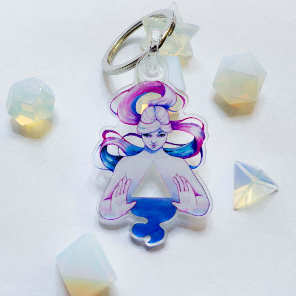 「Cyberdiva」 Acrylic Keychain