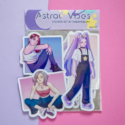 「Astral Vibes」 Sticker Pack