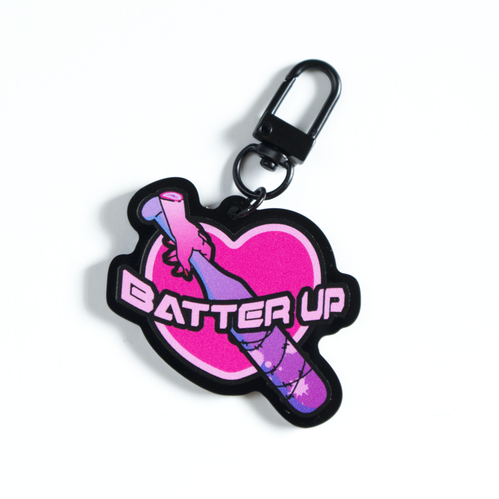 「Batter Up」 Acrylic Keychain