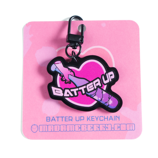 「Batter Up」 Acrylic Keychain