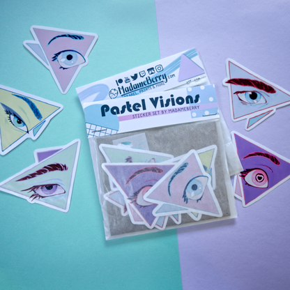 「Pastel Visions」 Sticker Pack
