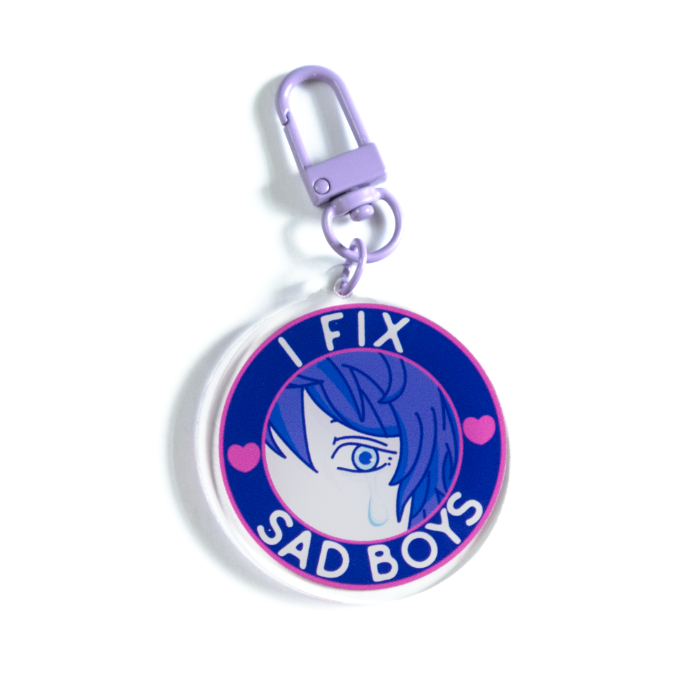 「I Fix Sad Boys」 Acrylic Keychain