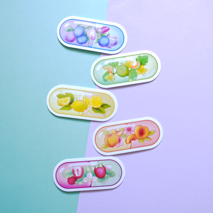 Fruit Capsule Sticker