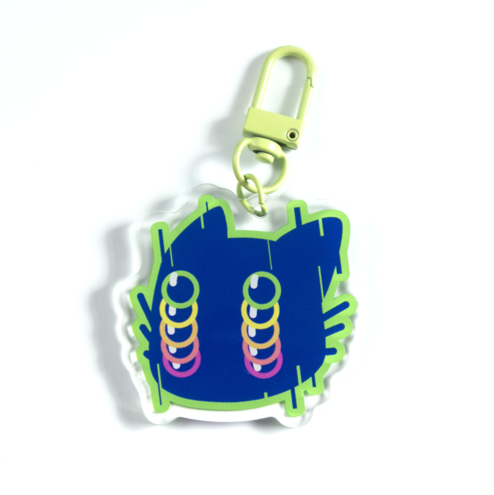 「Glitch Kitty」 Acrylic Keychain