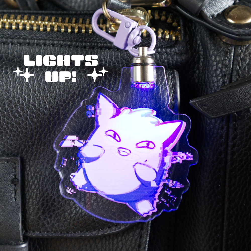 「Glitch Ghost」 Acrylic Keychain