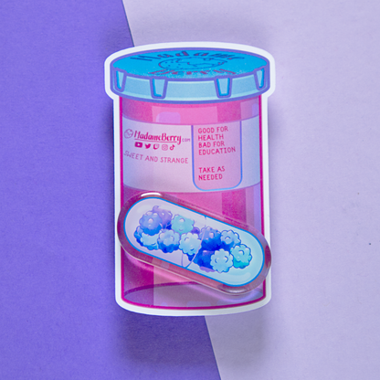 Candy Capsule Acrylic Pin
