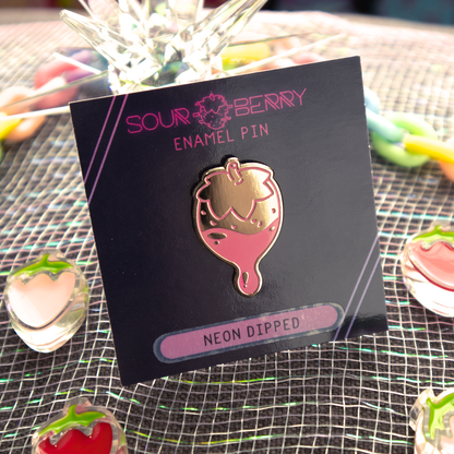 Neon Dipped Enamel Pin