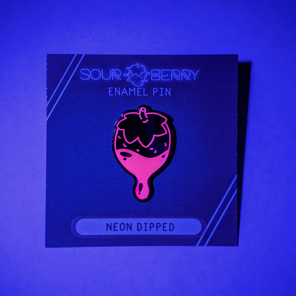 Neon Dipped Enamel Pin