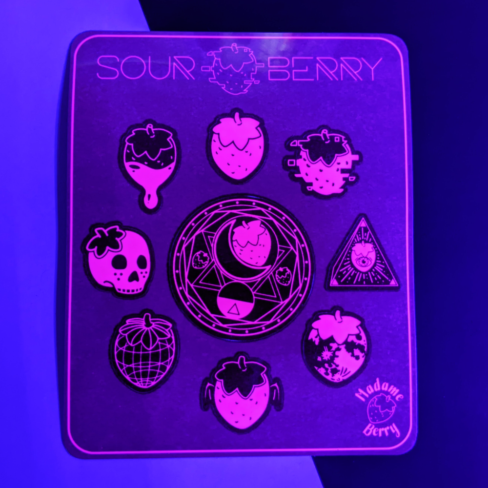 Sour Berry B-grade Sticker Sheet
