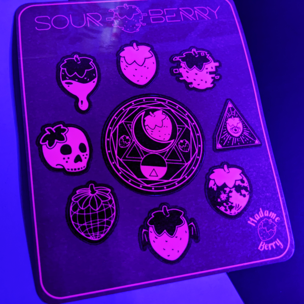 Sour Berry B-grade Sticker Sheet