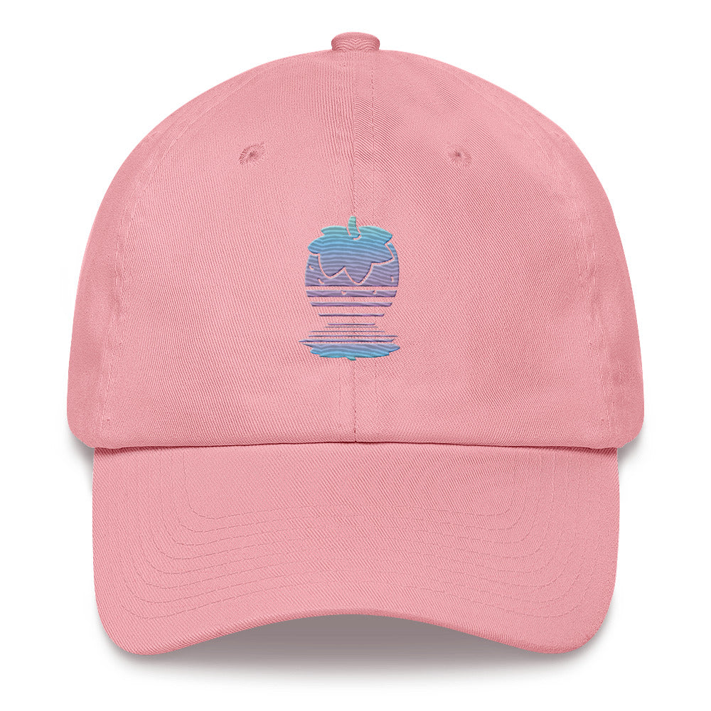 Sunset Strawberry Baseball Cap