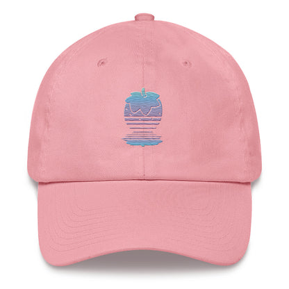 Sunset Strawberry Baseball Cap