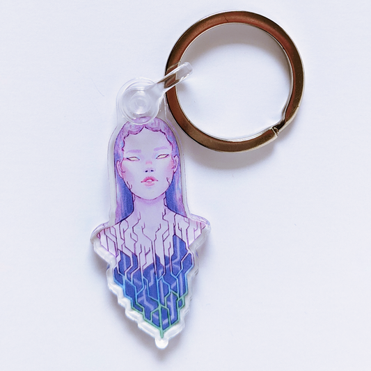 Heart of the System Acrylic Keychain