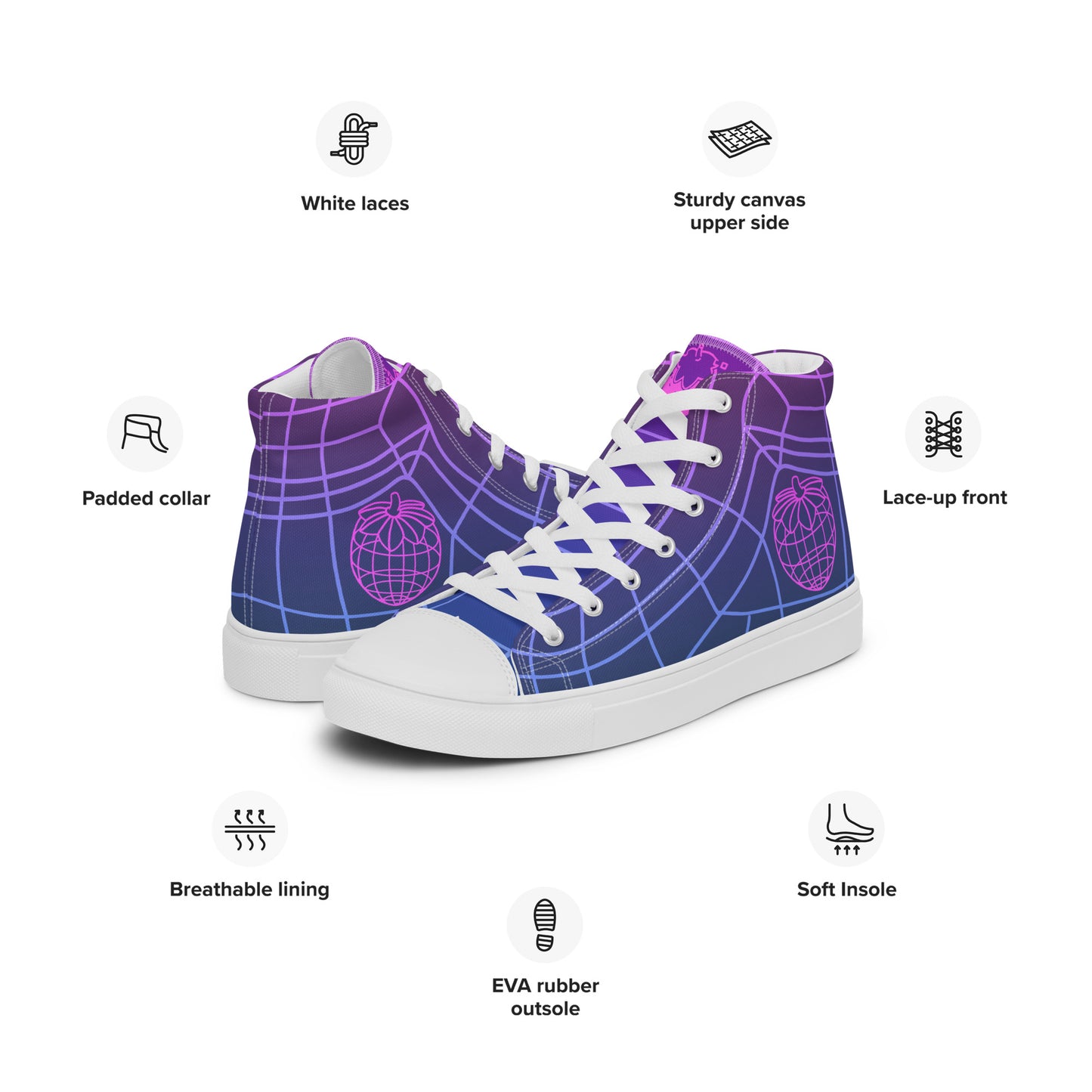 Wireframe Strawb High Top Shoes