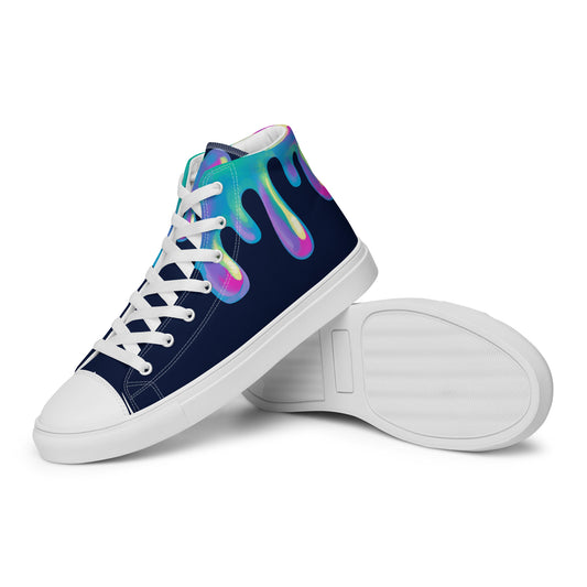 Chromatic Drip High Top Shoes