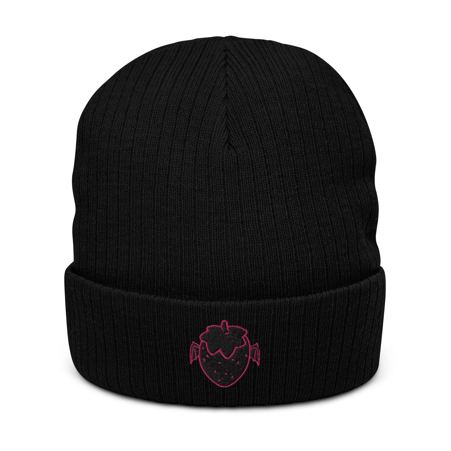 Strawberry Imp Knit Beanie