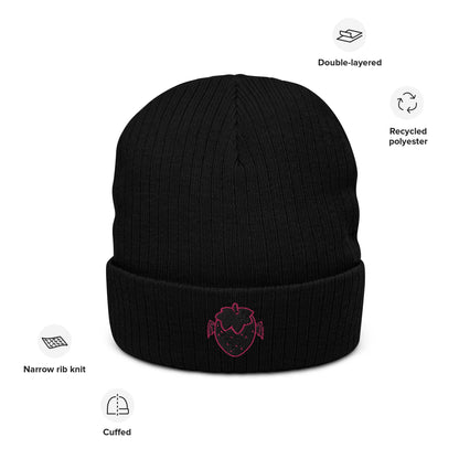 Strawberry Imp Knit Beanie