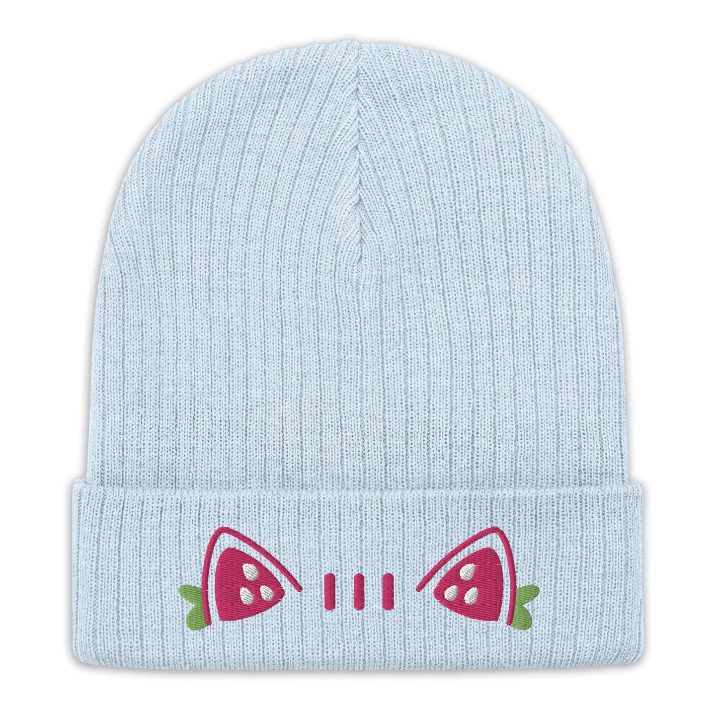 Strawberry Cat Knit Beanie