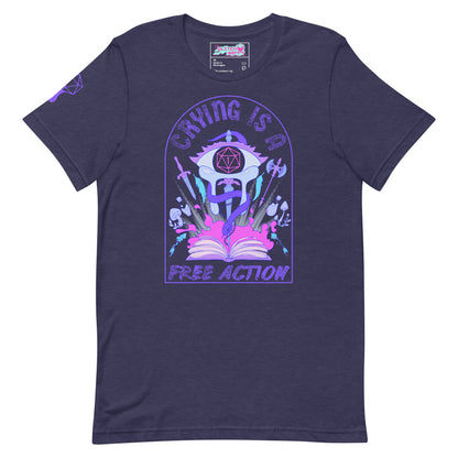 Crying Is A Free Action Short Sleeve T-Shirt
