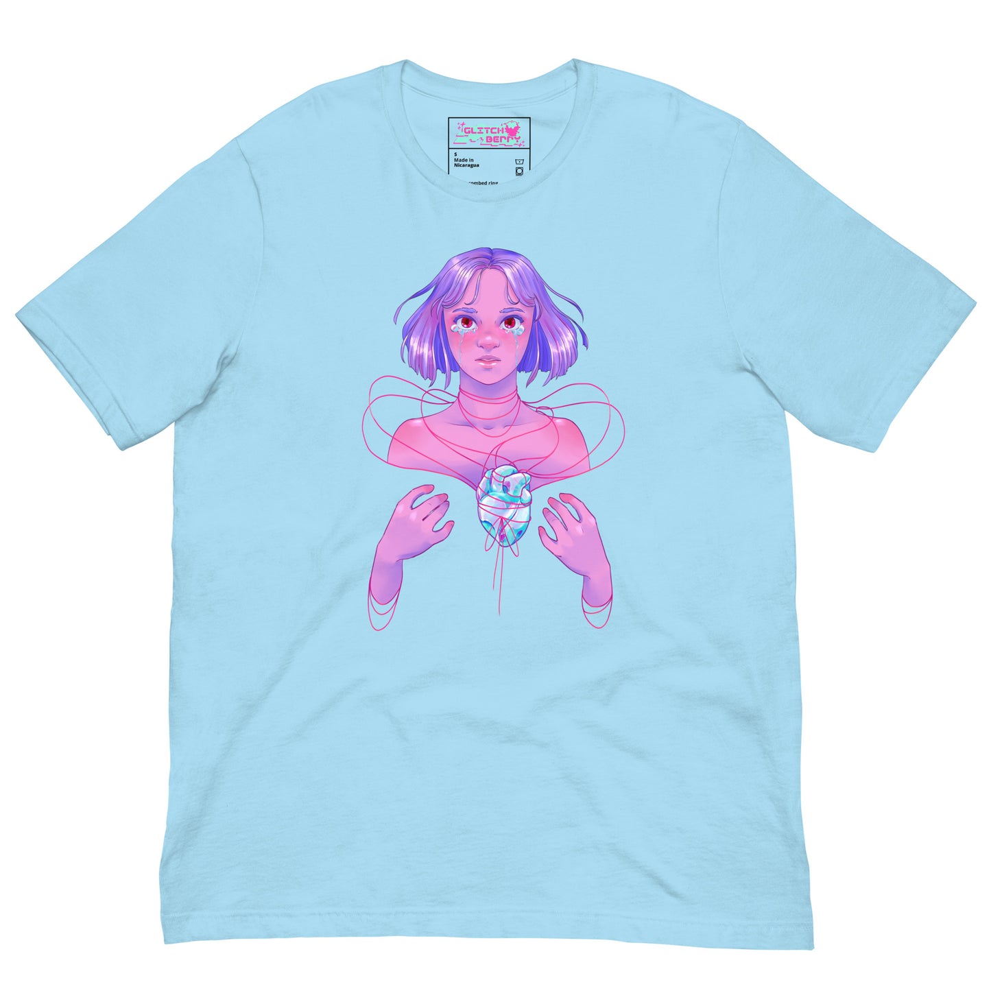 Glass Heart Short Sleeve T-Shirt