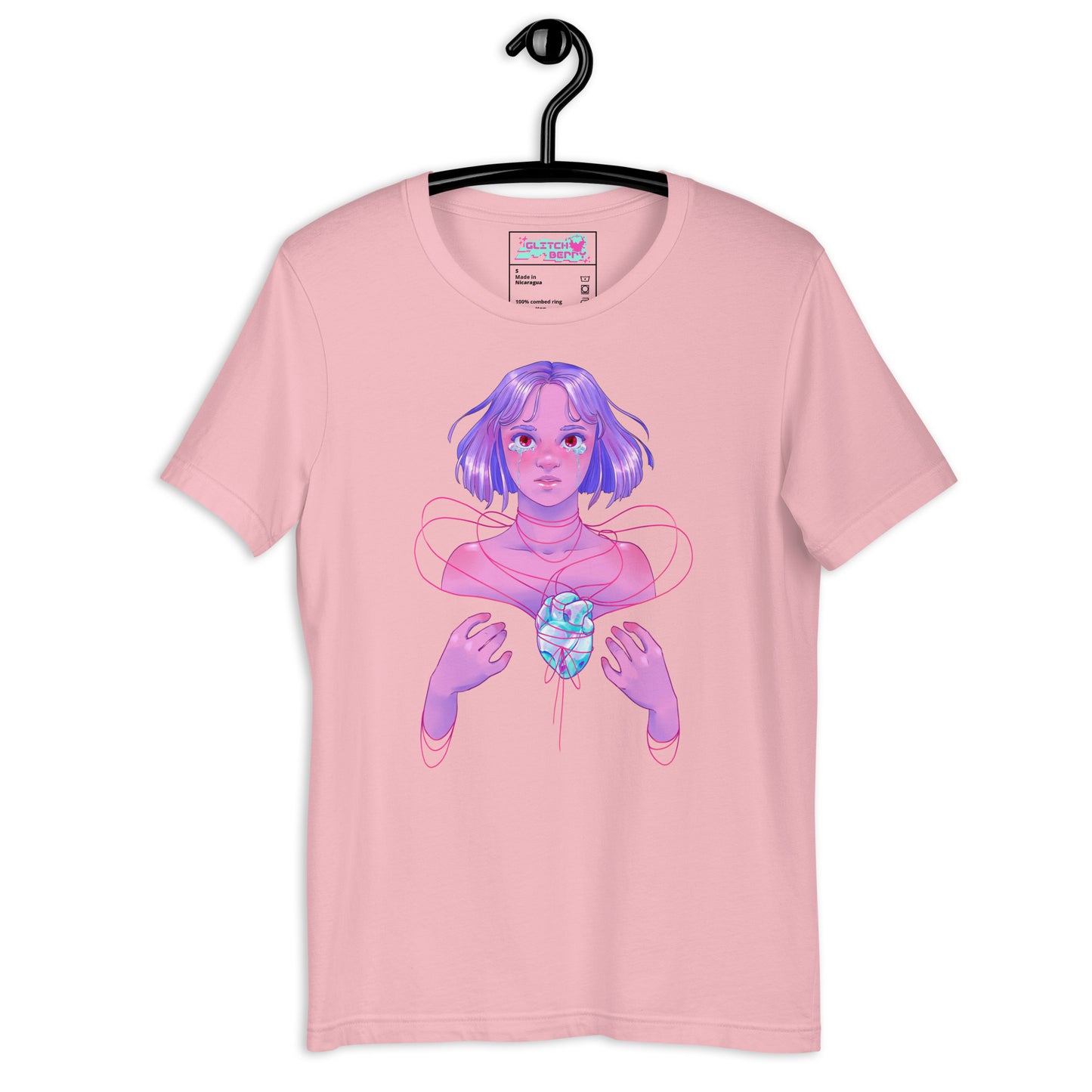 Glass Heart Short Sleeve T-Shirt