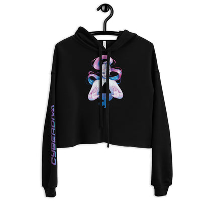 CyberDiva Crop Hoodie