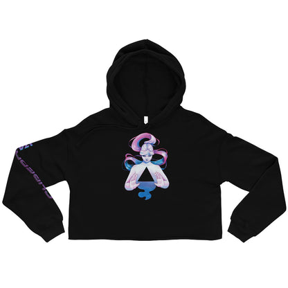 CyberDiva Crop Hoodie